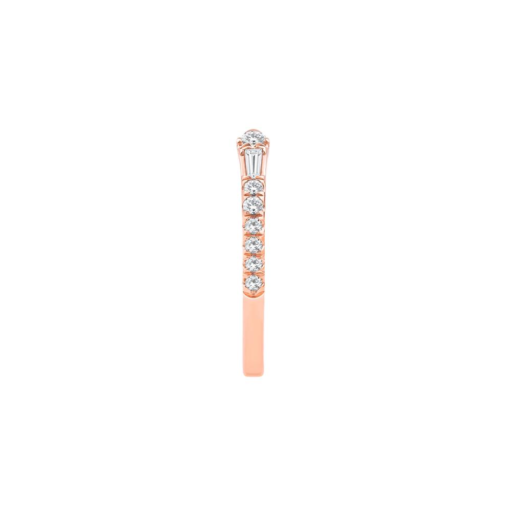 Lab Grown Diamond Open Anniversary Band in 14K Rose Gold (1/3 ct. tw.) – Image 3 of 4