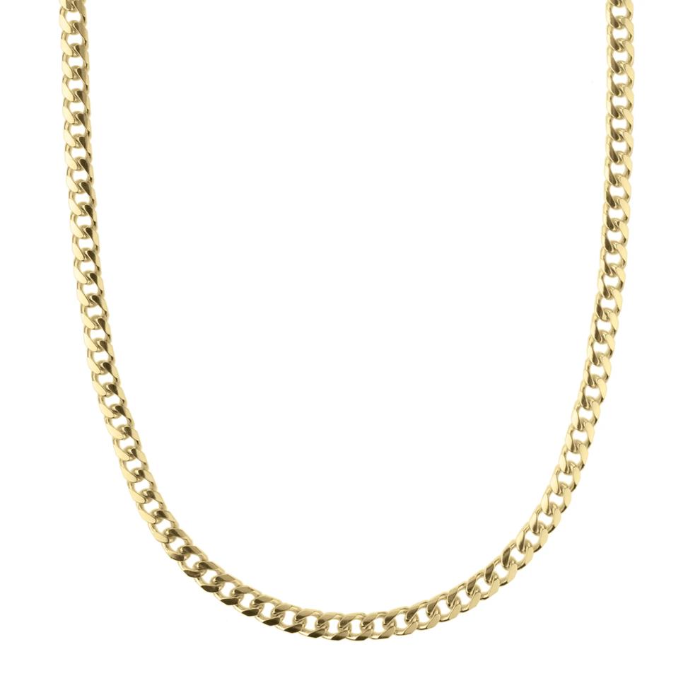 Miami Cuban Chain in 14K Yellow Gold, 5MM, 22" – Image 1 of 3
