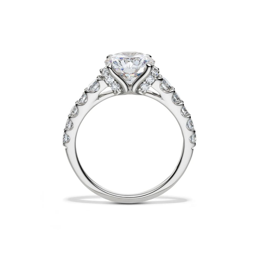 Lab Grown Diamond Round Engagement Ring in 14K White Gold (2-3/4 ct. tw.) – Image 2 of 4