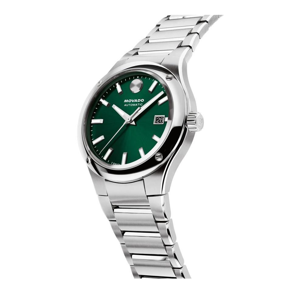 Men's Museum Imperiale Watch With Green Dial and Stainless Steel Bracelet – Image 3 of 3
