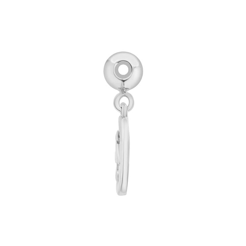 Sagittarius Zodiac Disc Bead Charm in Sterling Silver – Image 2 of 3