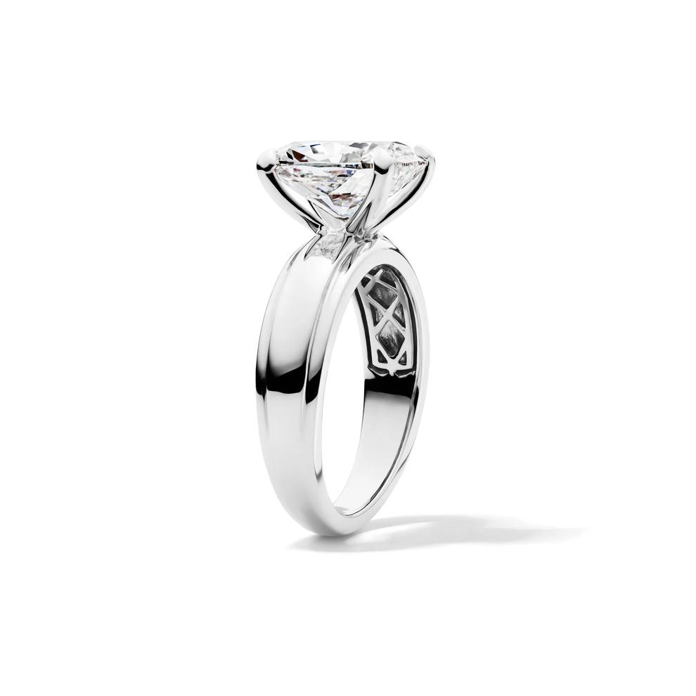 Maeve Lab Grown Diamond Elongated Cushion Engagement Ring in 14K White Gold (4 ct. tw.) – Image 3 of 5