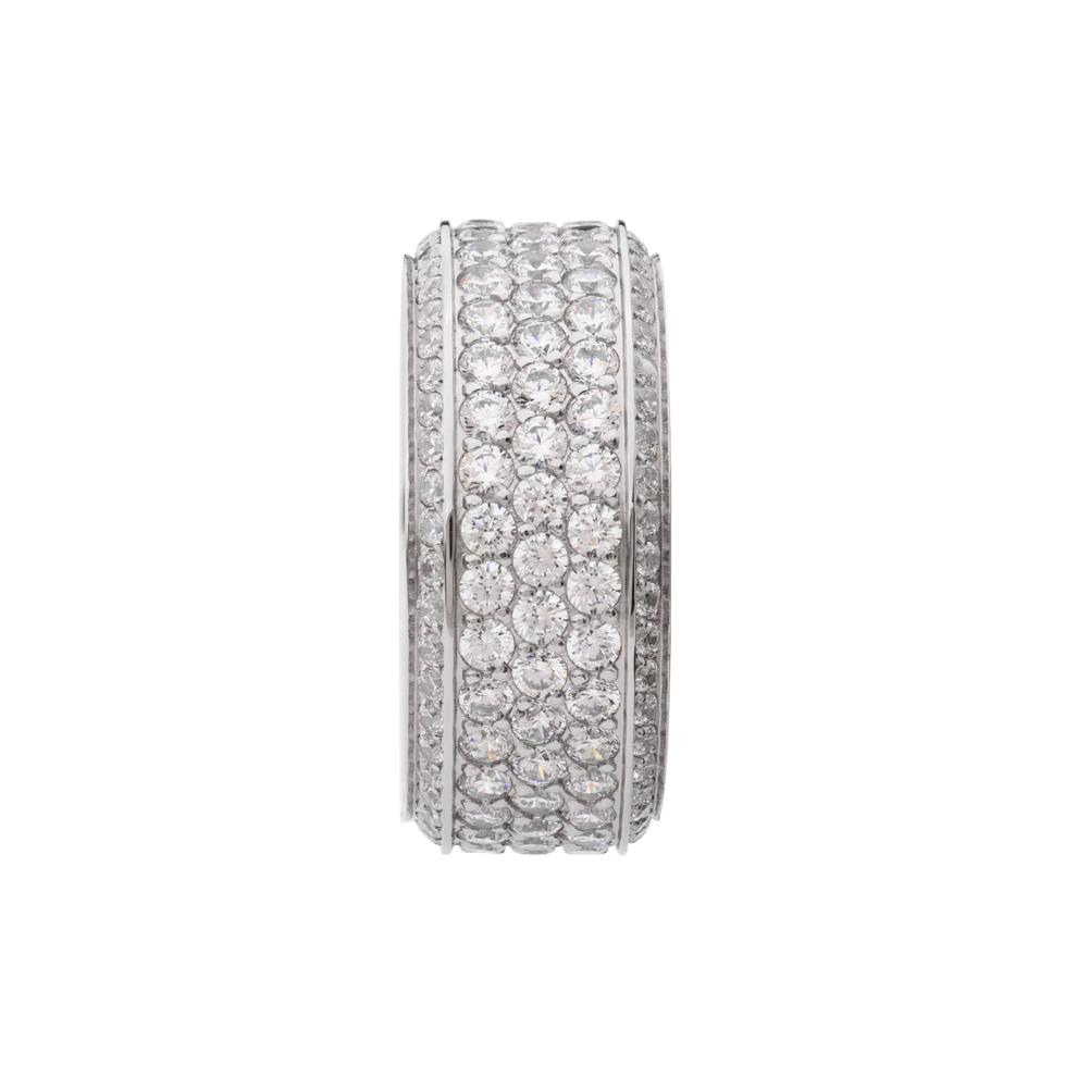 Lab Grown Diamond Eternity Band in 14K White Gold (4 ct. tw.) – Image 3 of 3