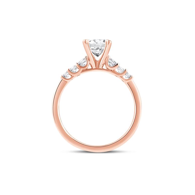 Diamond Semi-Mount in 14K Rose Gold &#40;1/4 ct. tw.&#41; – Image 5 of 5