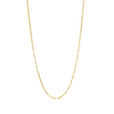 Paperclip Chain Necklace in 10K Yellow Gold, 18"