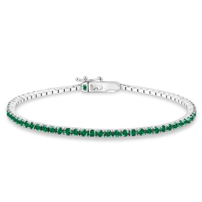 Gemstone Stack Bracelet in Sterling Silver
