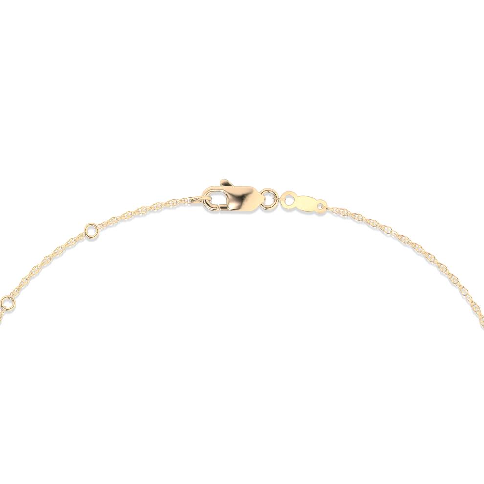 Diamond Rondelle Slider Pendant Necklace in 10K Yellow Gold (1/4 ct. tw.) – Image 2 of 4