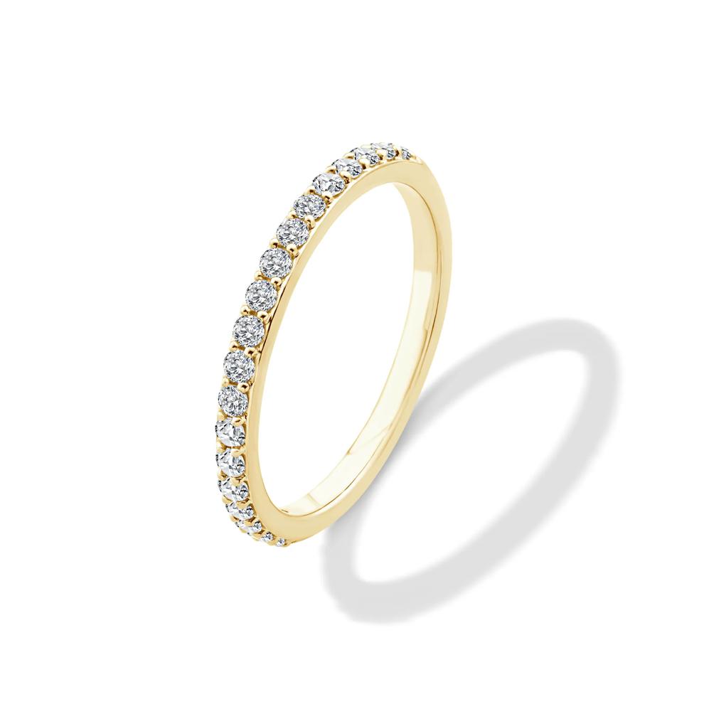 Diamond Pear-Shaped Halo Center Composite Engagement Ring in 10K Yellow Gold (1 1/2 ct. tw.) – Image 6 of 6