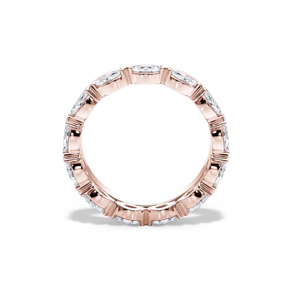 Lab Grown Diamond Marquise High Polished Stack Eternity Band in 14K Rose Gold (1 ct. tw.) – Image 2 of 4