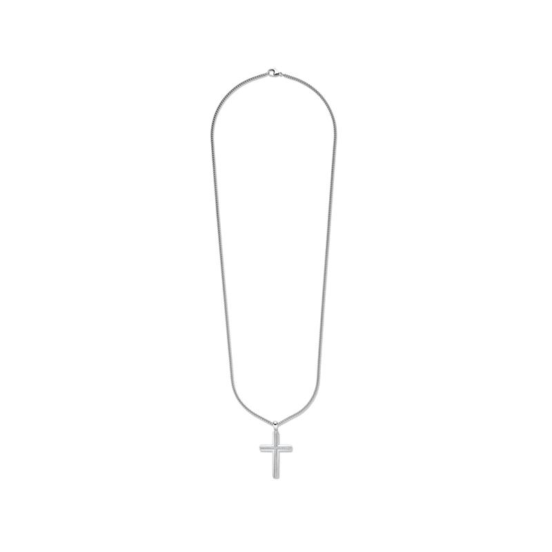 1/4 ct. tw. diamond cross pendant in sterling silver – Image 2 of 3