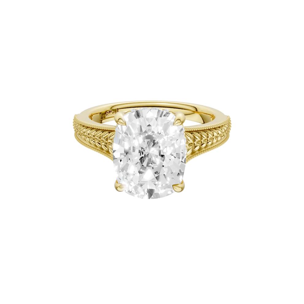Isabelle Lab Grown Diamond Limited Edition Engagement Ring in 18K Yellow Gold (4 1/7 ct. tw.) – Image 1 of 5