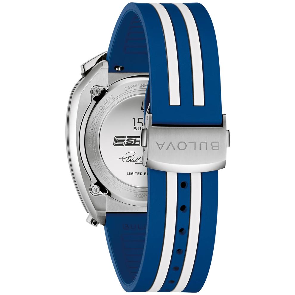 Men's Shelby Watch With a Blue Rubber Strap – Image 4 of 4