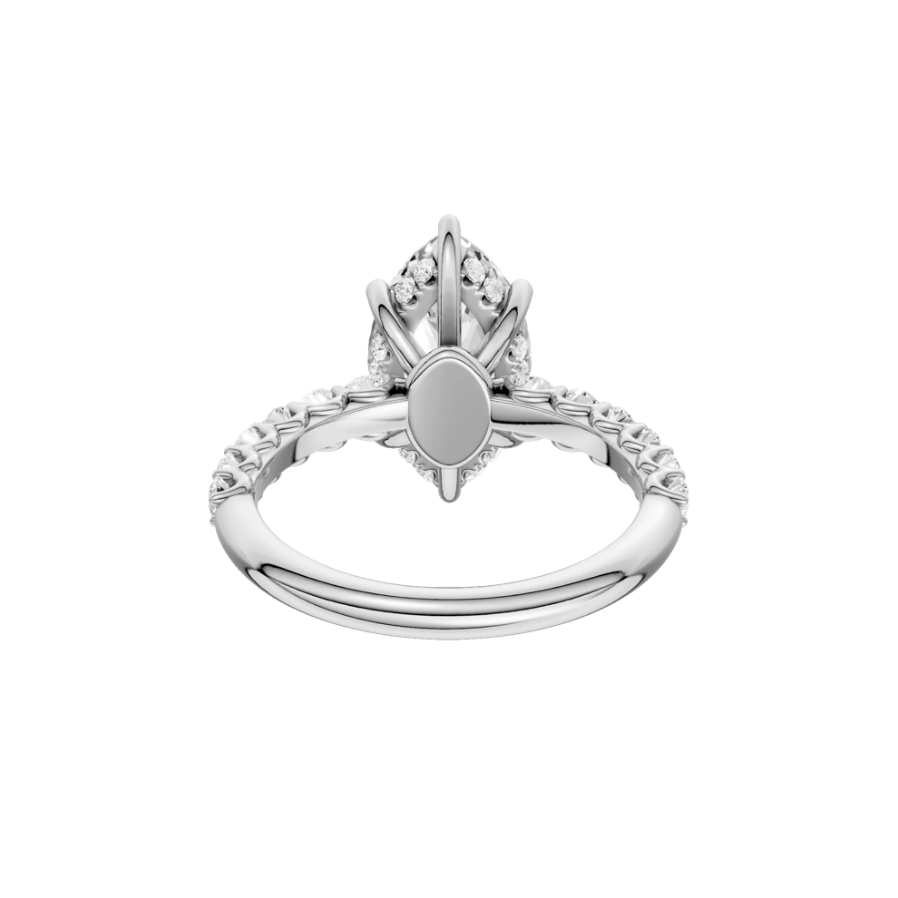 Lab Grown Diamond Engagement Ring in 14K White Gold (3 5/8 ct. tw.) – Image 5 of 5