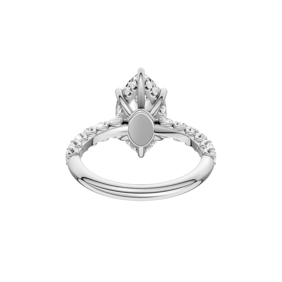 Lab Grown Diamond Engagement Ring in 14K White Gold (3 5/8 ct. tw.) – Image 5 of 5