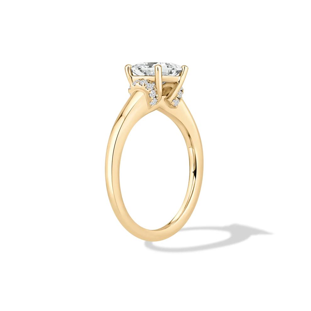 Diamond Princess Engagement Ring in 14K Yellow Gold (1 ct. tw.) – Image 3 of 4