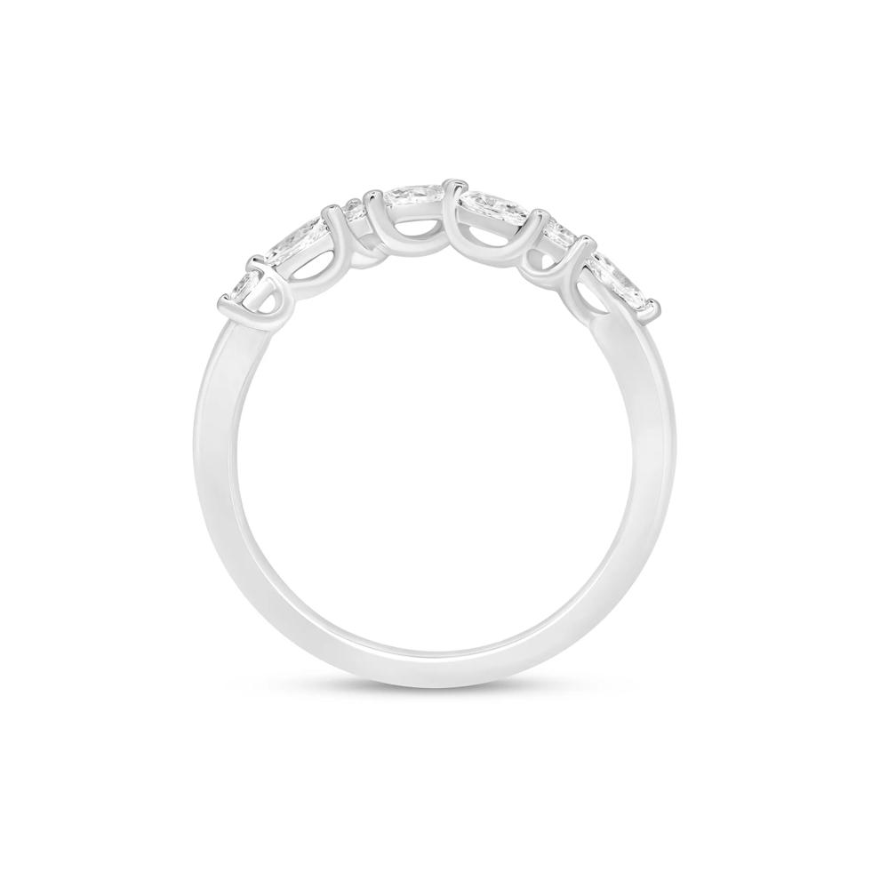 Diamond Chevron Band in 14K White Gold (1/3 ct. tw.) – Image 2 of 3