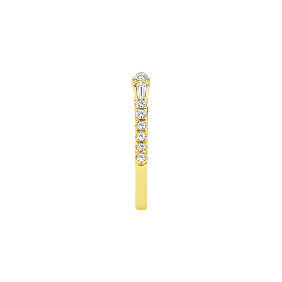 Lab Grown Diamond Open Anniversary Band in 14K Yellow Gold (1/3 ct. tw.) – Image 3 of 4