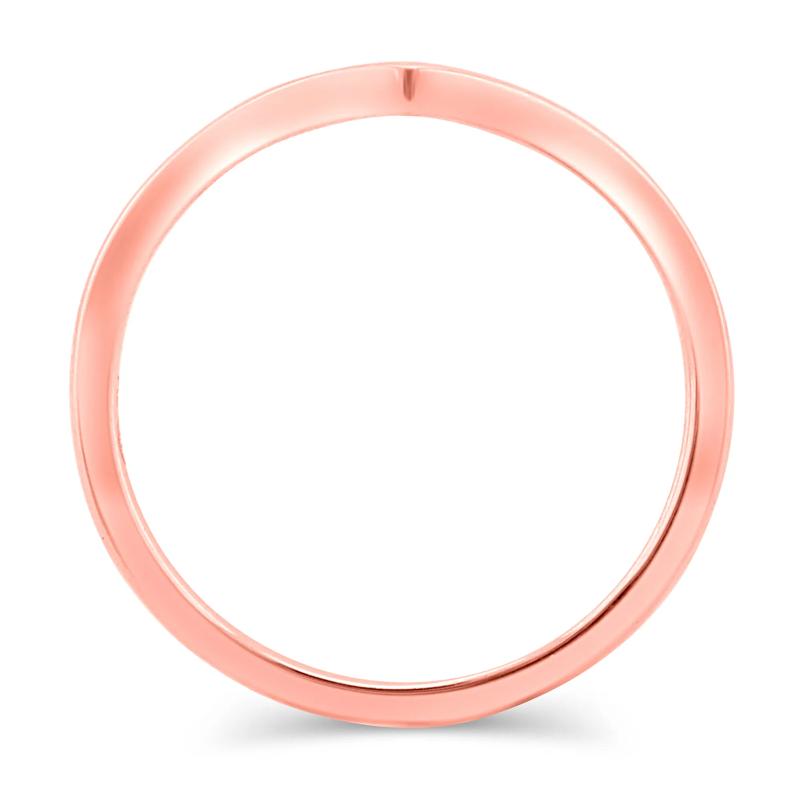 Chevron Band in 14K Rose Gold – Image 2 of 3