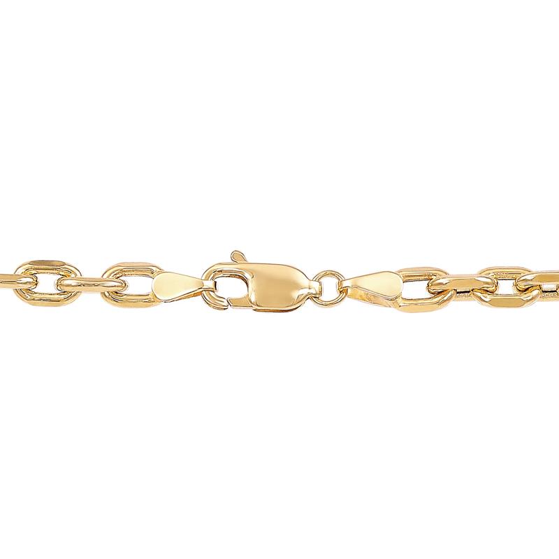 Hollow Link Chain in 14K Yellow Gold – Image 2 of 3