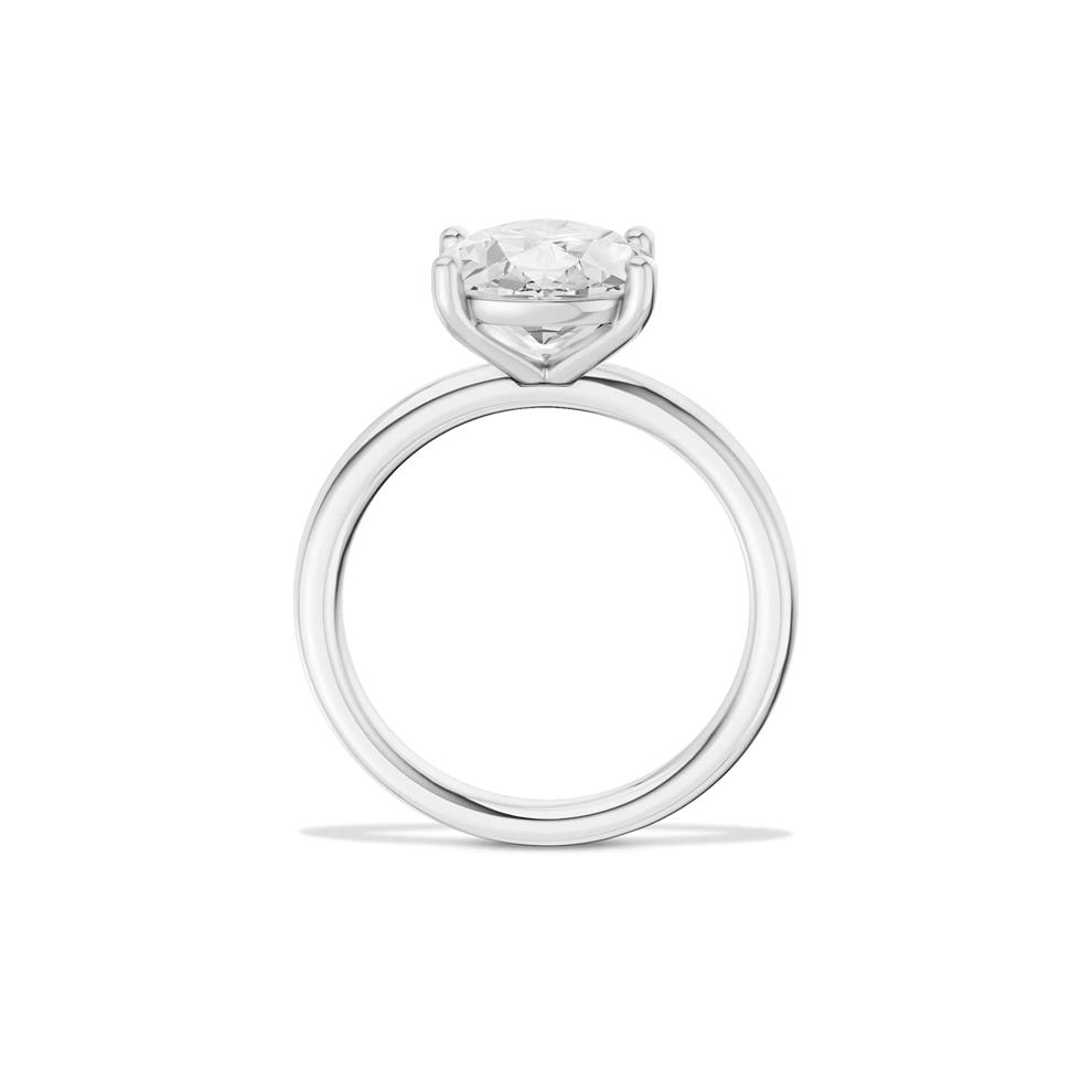 Lab Grown Diamond Elongated Cushion-Cut Engagement Ring in Platinum (4 ct. tw.) – Image 2 of 3