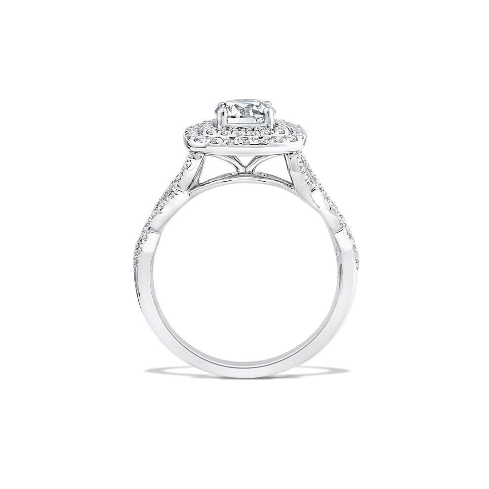 Lab Grown Diamond Engagement Ring in 10K White Gold (1 1/5 ct. tw.) – Image 2 of 4