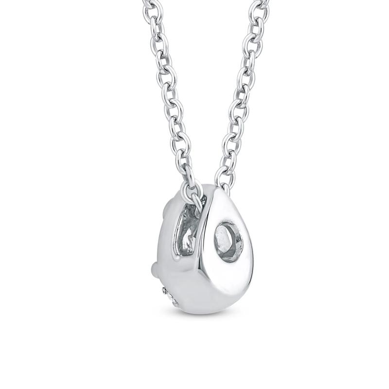 Diamond Pendant in 10K White Gold &#40;1/7 ct. tw.&#41; – Image 3 of 4