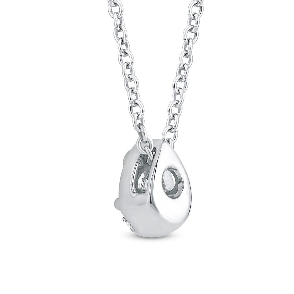 Diamond Pendant in 10K White Gold (1/7 ct. tw.) – Image 3 of 4