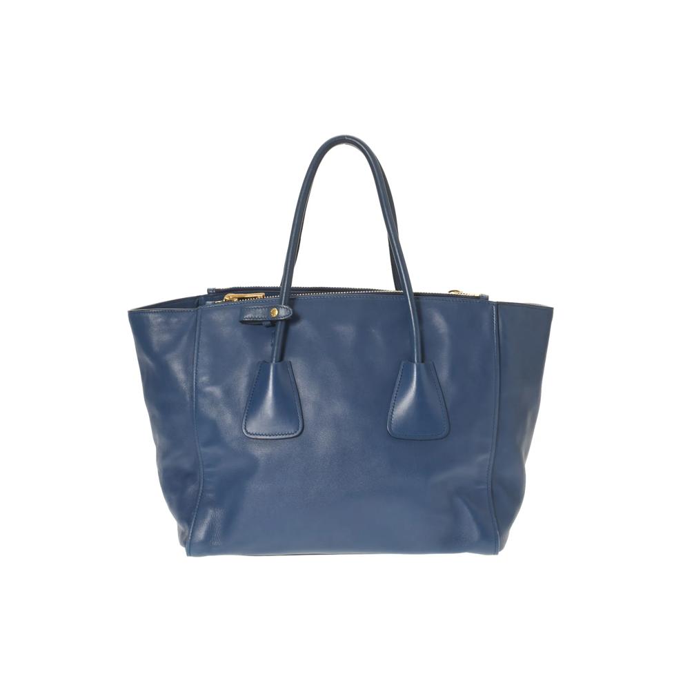 Pre-Owned Prada Leather Top Handle Tote – Image 2 of 9