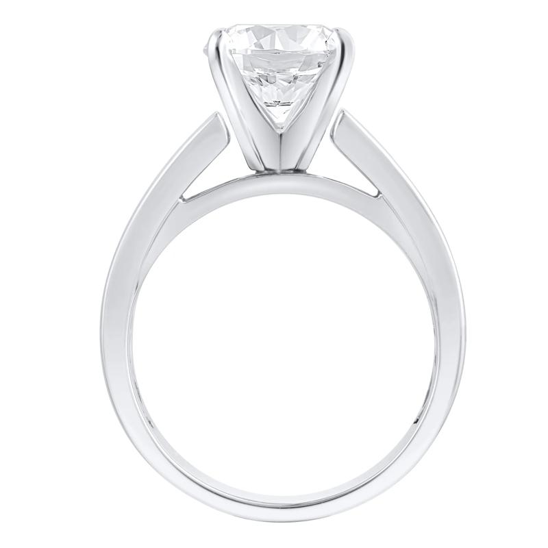 Wide Cathedral Semi-Mount Engagement Ring in 14K Gold, 7.8MM &#40;Setting Only&#41; – Image 3 of 6
