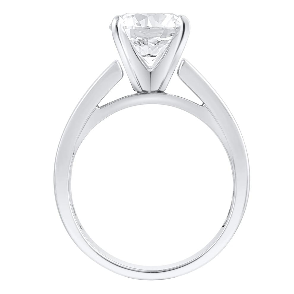 Wide Cathedral Semi-Mount Engagement Ring in 14K Gold, 7.8MM (Setting Only) – Image 3 of 6
