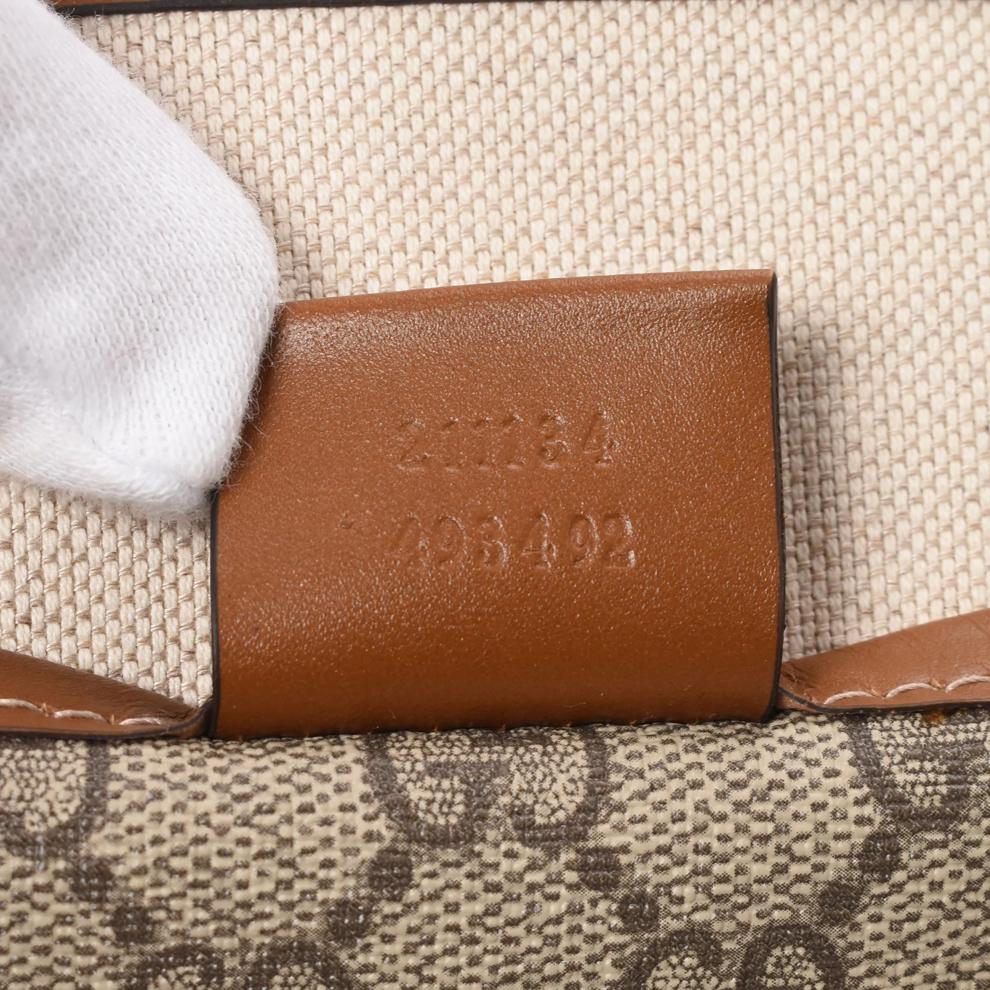 Pre-Owned Gucci Signature Web Loop Medium Tote – Image 6 of 7