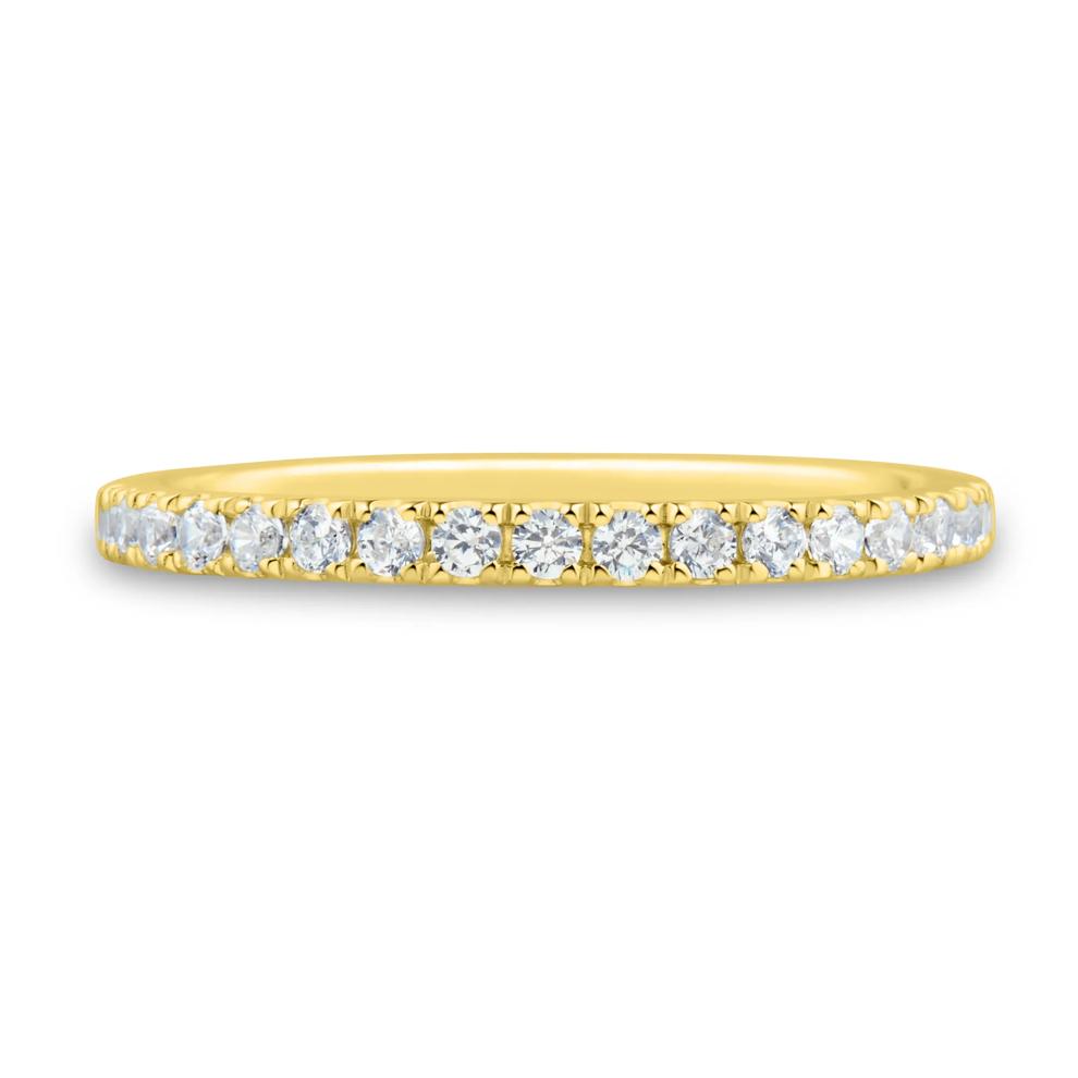 1/2 ct. tw. Brilliant-Cut Diamond Semi-Mount Engagement Ring in 14k Yellow Gold (Setting Only)  – Image 7 of 8