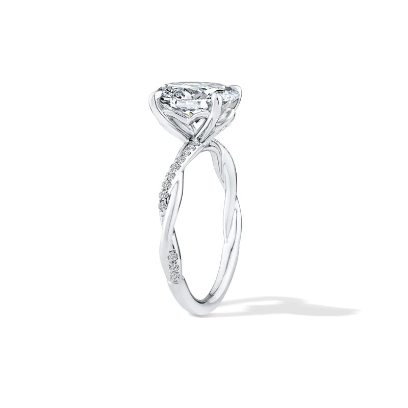 Lab Grown Diamond Engagement Ring in Platinum (2 1/7 ct. tw.) – Image 3 of 4