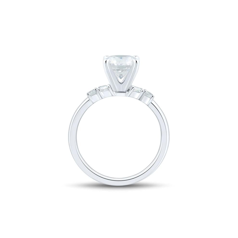 Lab Grown Diamond Semi-Mount Engagement Ring in Platinum (1/3 ct. tw.) – Image 3 of 6