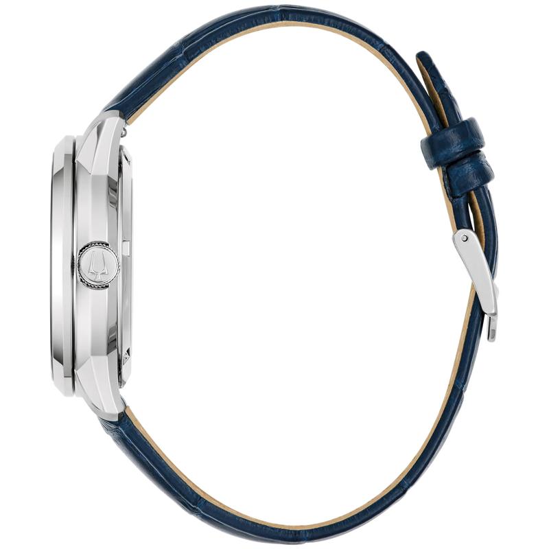 Men&#39;s Sutton Watch in Blue Leather – Image 2 of 3