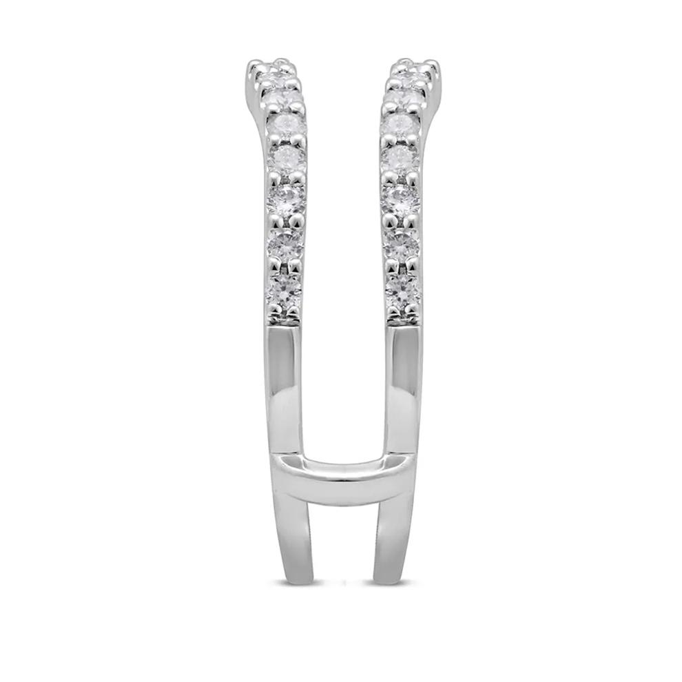 1/2 ct. tw. Diamond Ring Enhancer in 14K White Gold – Image 3 of 3