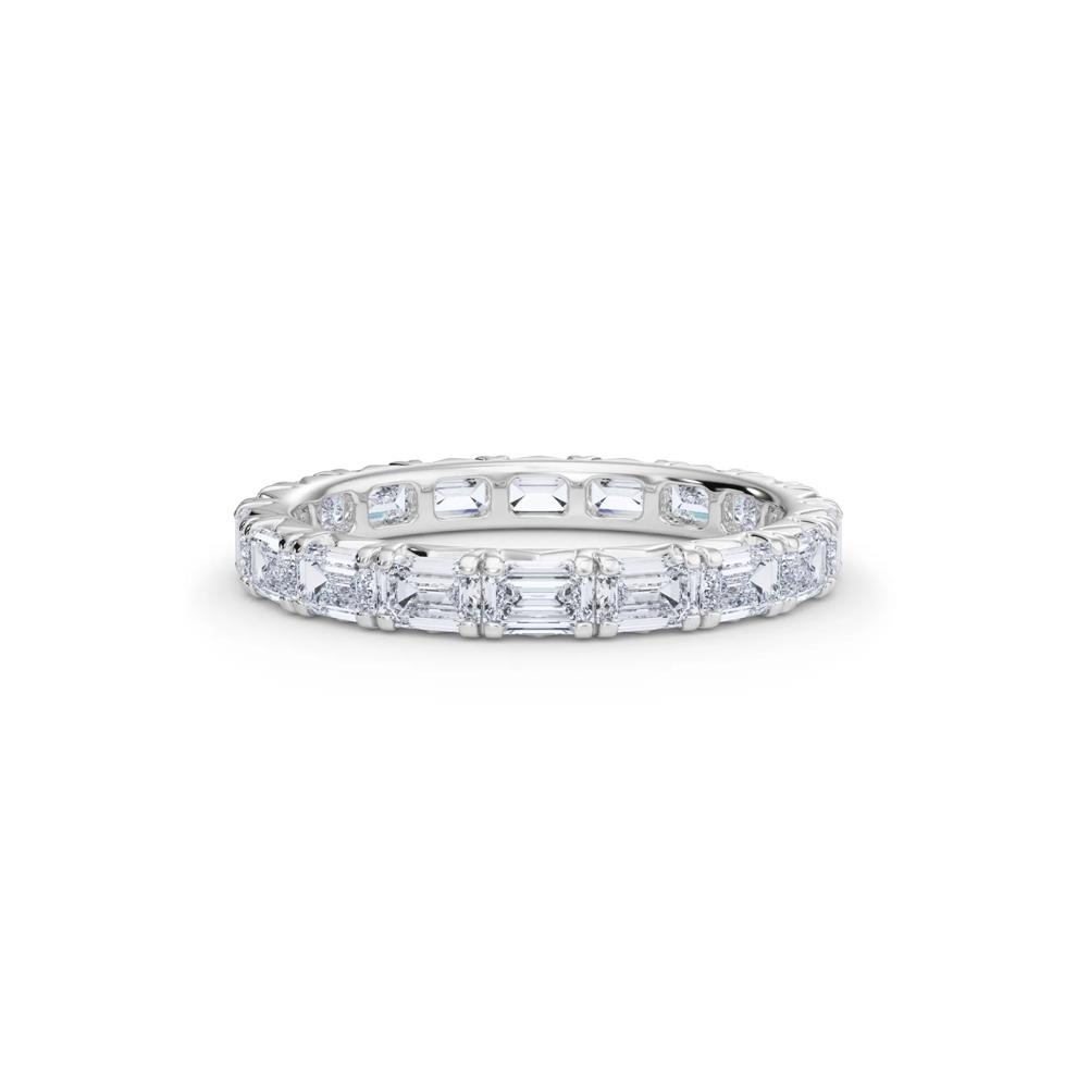 Emerald-Cut Diamond Eternity Band in Platinum (2 1/7 ct. tw.) – Image 1 of 4