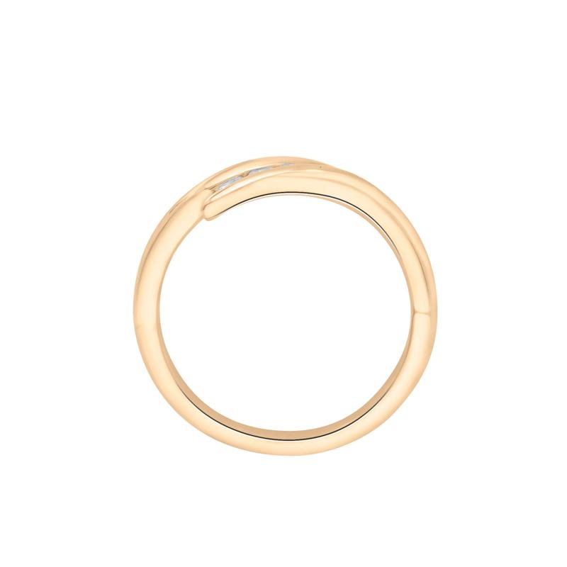 Diamond Bypass Ring in 10K Yellow Gold &#40;1/4 ct. tw.&#41; – Image 2 of 5