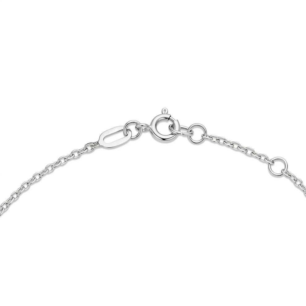 Diamond Double Open Heart Pendant in Sterling Silver (1/2 ct. tw.) – Image 2 of 4
