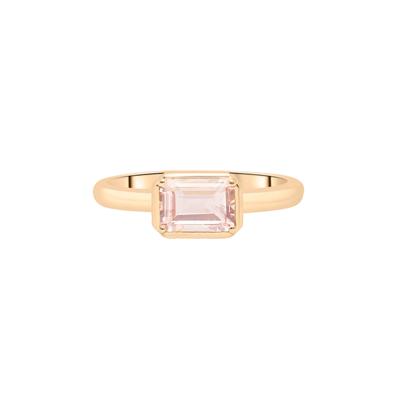 Gemstone Emerald-Cut Cocktail Ring in Vermeil
