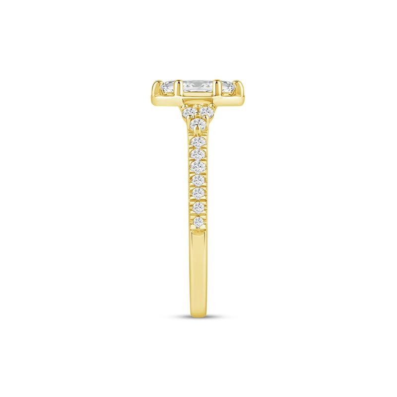 Marquise Diamond Engagement Ring in 14K Yellow Gold &#40;3/4 ct. tw.&#41; – Image 3 of 4