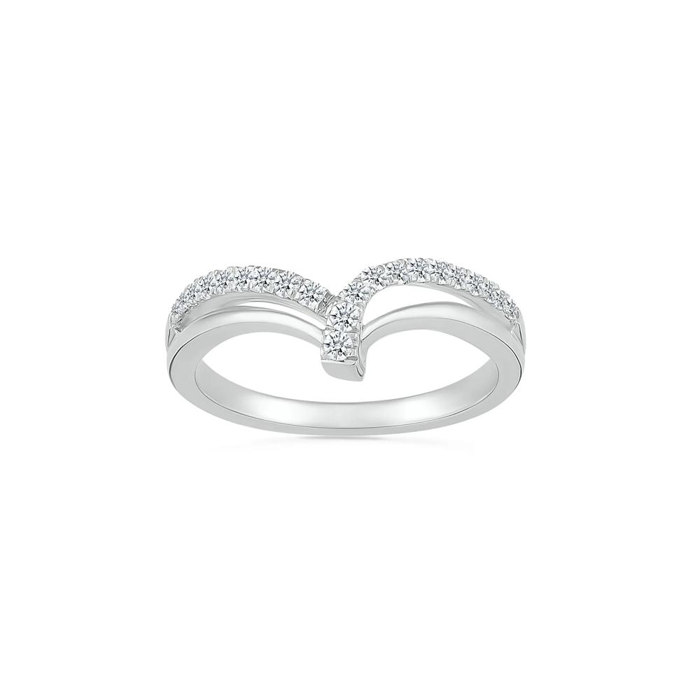 Diamond Ring in Sterling Silver (1/7 ct. tw.) – Image 1 of 5