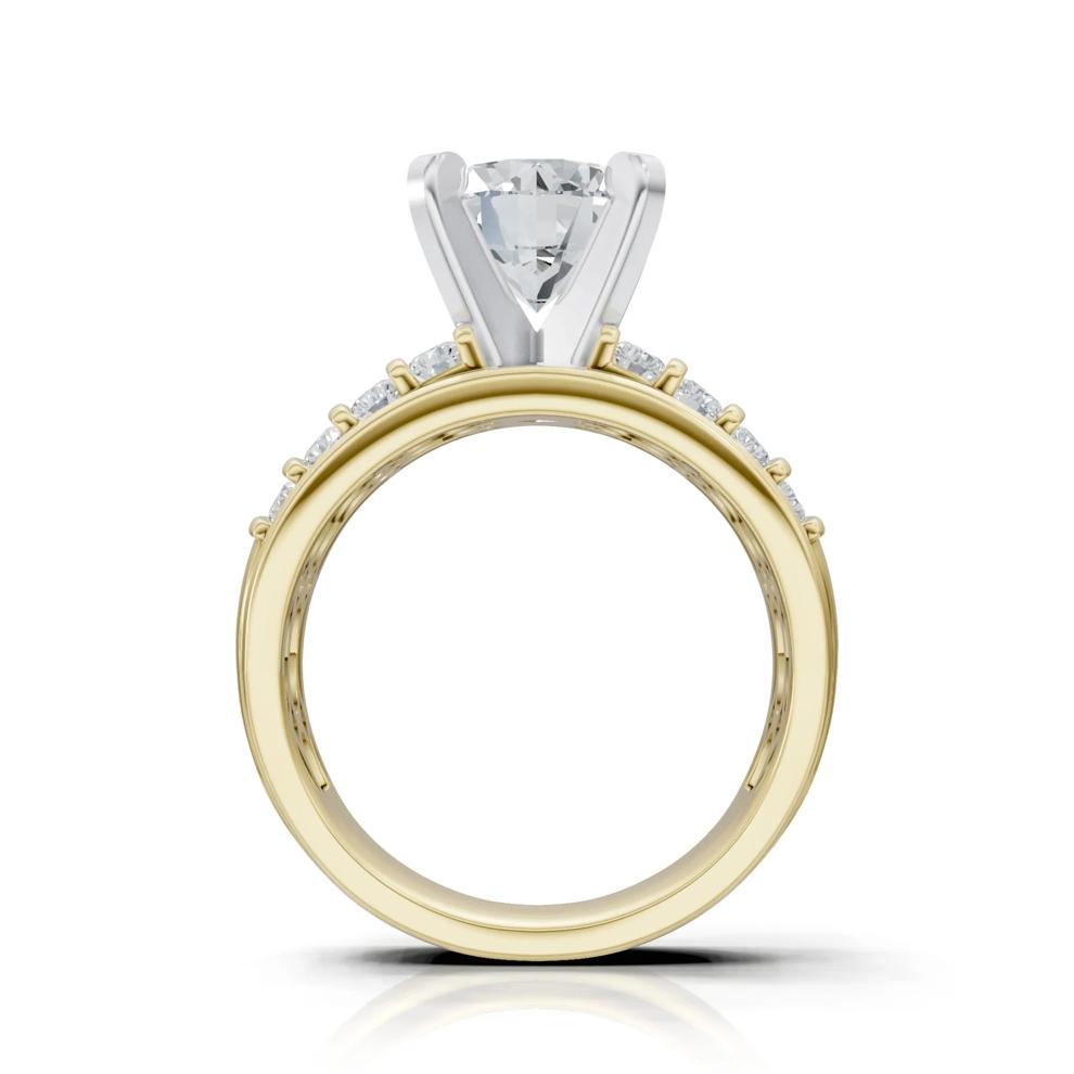 Lab Grown Diamond Semi-Mount Ring in 14K Yellow Gold (1 ct. tw.) (Setting Only) – Image 6 of 8