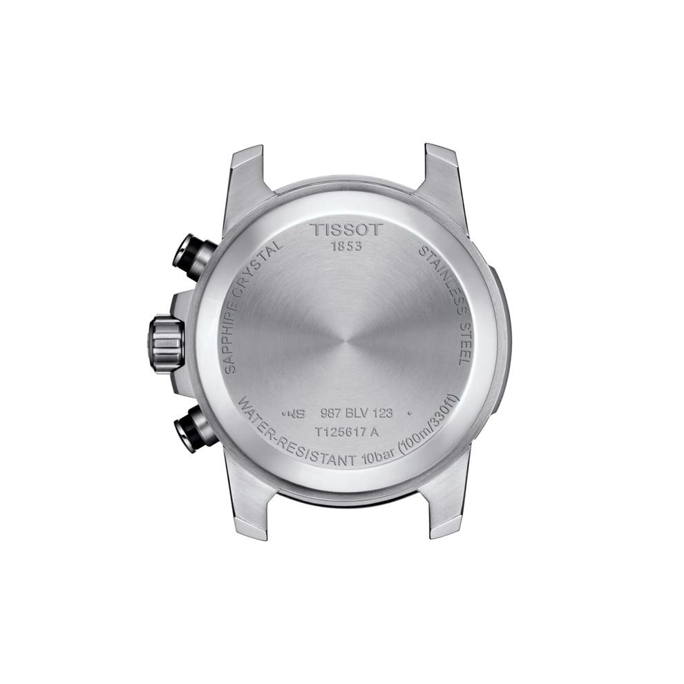 Black Supersport Chrono Men&rsquo;s Watch with Black Leather Bracelet in Stainless Steel – Image 3 of 5