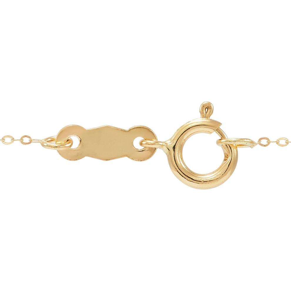 Hammered Fantasy Cable Chain in 14K Yellow Gold, .70MM, 18" – Image 3 of 3