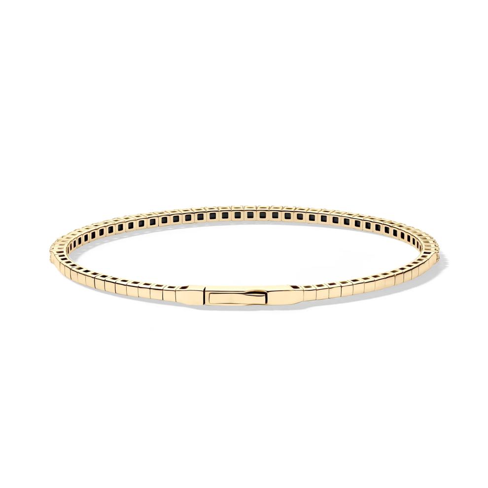 Diamond Flex Bangle Bracelet in 10K Yellow Gold (1 ct. tw.) – Image 2 of 2