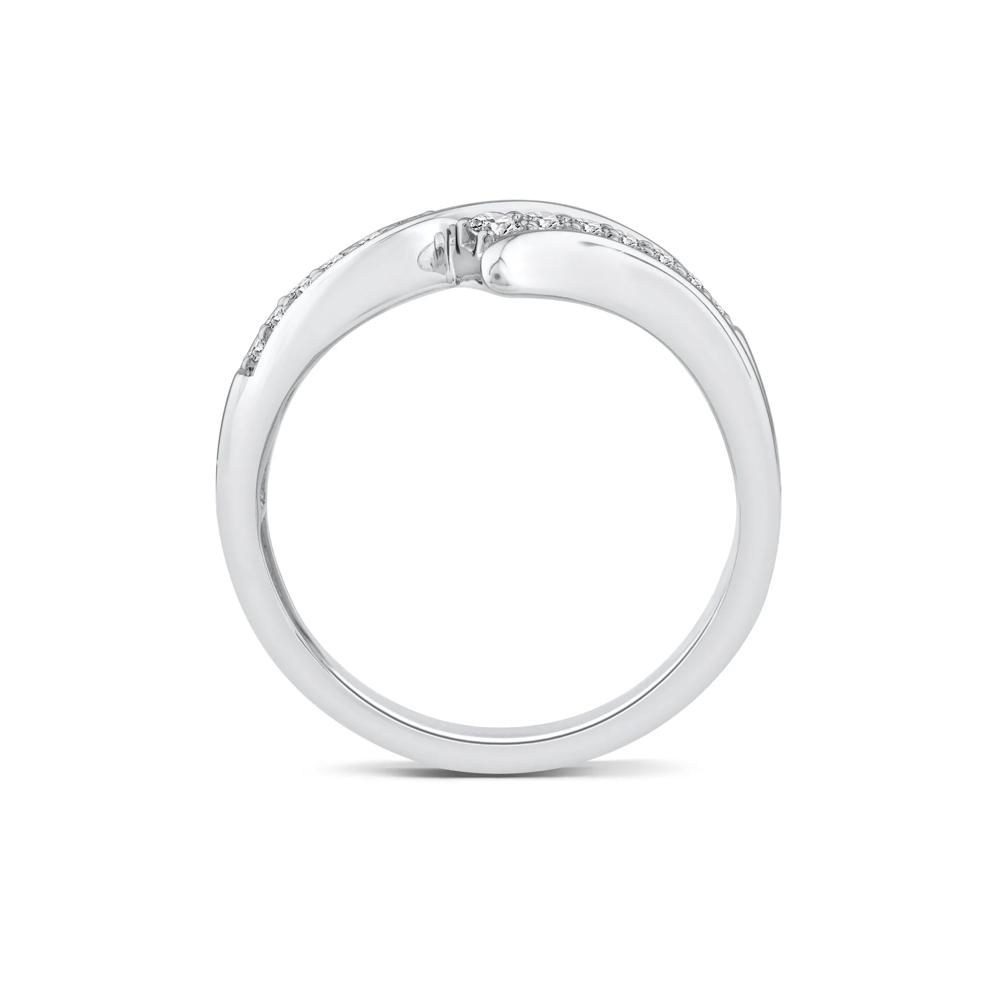 Diamond Bypass Ring in 10K White Gold (1/5 ct. tw.) – Image 2 of 3