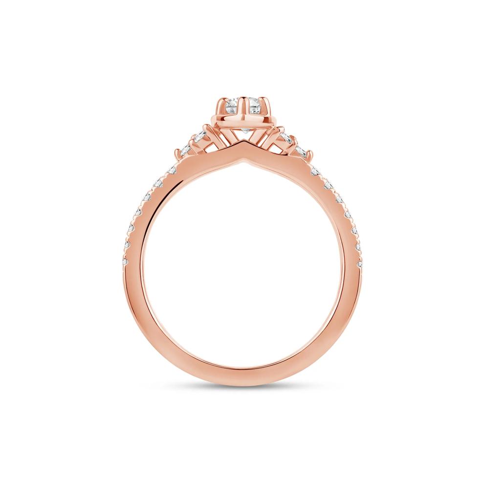 Marquise Diamond Engagement Ring in 14K Rose Gold (3/4 ct. tw.) – Image 2 of 4