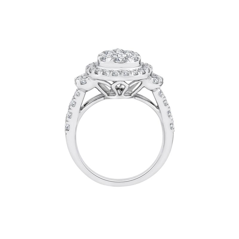 Diamond Composite Engagement Ring in 10K White Gold (2 ct. tw.) – Image 2 of 3