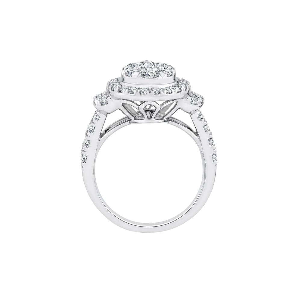 Diamond Composite Engagement Ring in 10K White Gold (2 ct. tw.) – Image 2 of 3
